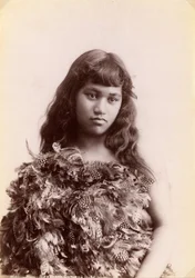 Mujer maorí, Rotorua, Nueva Zelanda